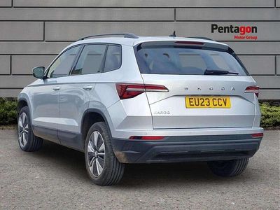 Gebraucht Skoda Karoq SE Drive 147 PS (108 kW) 2023 Silber SUV