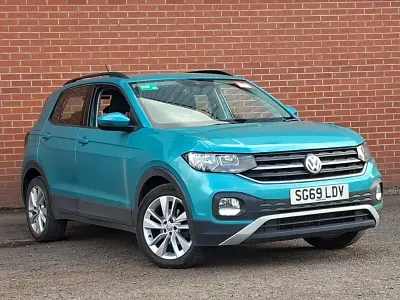 Used VW T-Cross SE 95 HP (69 kW) 2019 Turquoise SUV