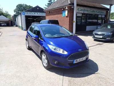 Used Ford Fiesta Zetec 82 HP (60 kW) 2014 Blue Hatchback