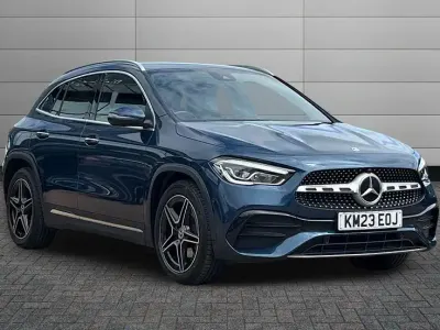 Used Mercedes GLA200 AMG Line Premium 163 HP (119 kW) 2023 Blue SUV