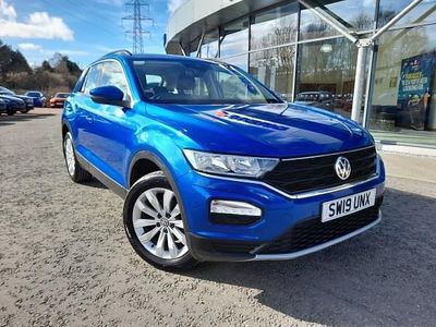 Used VW T-Roc SE 115 HP (84 kW) 2019 Blue SUV