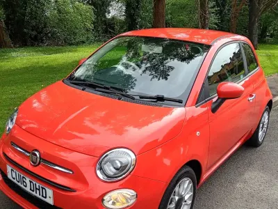 Used Fiat 500 Pop Star 69 HP (50 kW) 2016 Pink Hatchback