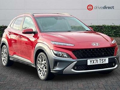 Red Used 2021 Hyundai Kona Premium SUV | £15,199 (Fair price)