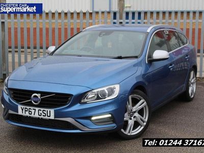 Used Volvo V60 R-Design 190 HP (139 kW) 2017 Blue Estate
