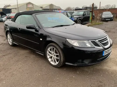 Used Saab 9-3 Vector 147 HP (108 kW) 2009 Black Cabriolet