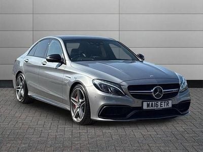 Used Mercedes C63S AMG Premium 502 HP (369 kW) 2016 Silver Sedan