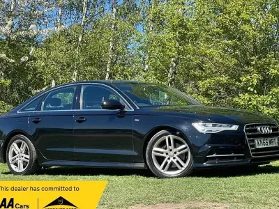 Usado Audi A6 S-Line 190 HP (139 kW) 2016 Preto Sedan