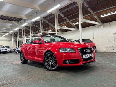 Used Audi A3 Cabriolet S-Line 2011 Red Cabriolet