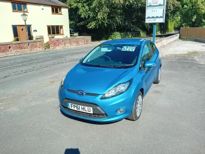 Used Ford Fiesta 82 HP (60 kW) 2011 Blue Hatchback