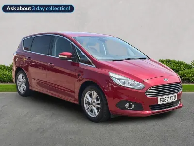 Used Ford S-MAX Titanium 2017 Red MPV