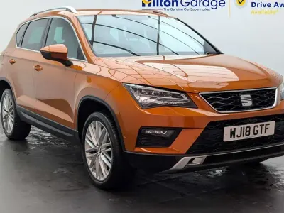 Used Seat Ateca XCELLENCE 150 HP (110 kW) 2018 Orange SUV