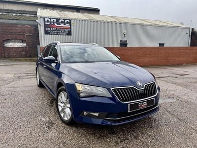 Used Skoda Superb SE Technology 150 HP (110 kW) 2017 Blue Estate