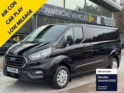 Used Ford Transit Custom Limited 130 HP (95 kW) 2021 Black Van