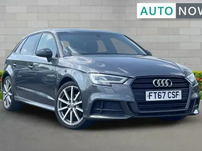 Used Audi A3 Black Edition 150 HP (110 kW) 2018 Grey Sedan