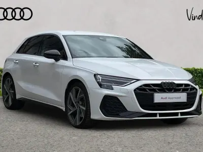 Used Audi A3 Black Edition 147 HP (108 kW) 2024 White Hatchback