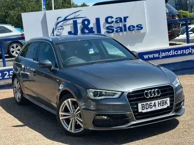 Used Audi A3 Sportback S-Line 150 HP (110 kW) 2014 Grey Hatchback