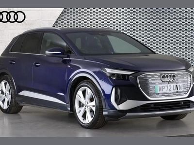 Used Audi Q4 e-tron S-Line 150 kW (204 HP) 2022 Blue SUV