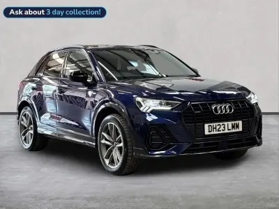 Used Audi Q3 Black Edition 190 HP (139 kW) 2023 Blue SUV