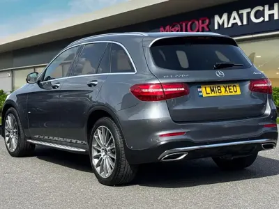 Begagnad Mercedes GLC220 AMG line 2018 Grå SUV