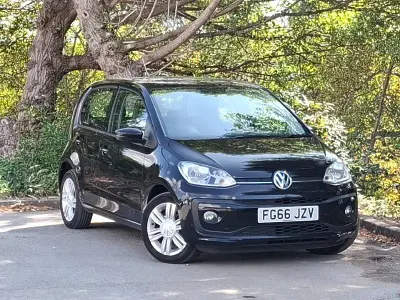 Used VW up! high up! 75 HP (55 kW) 2016 Black Hatchback