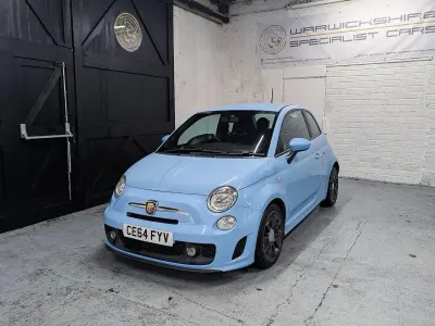Used Abarth 500 135 HP (99 kW) 2014 Blue Hatchback