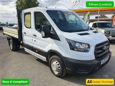 used Ford Transit 2.0 350 LEADER ECOBLUE 130 BHP DOUBLE CAB REAR TWIN WHEEL TIPPER, AIRCON, EURO 6"""DIRECT FROM A LAR
