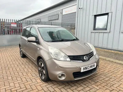 Used Nissan Note Acenta 110 HP (80 kW) 2013 Beige Hatchback