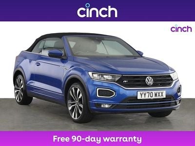 Blue Used 2021 VW T-Roc Cabriolet R-line Cabriolet | £18,789 (Fair price)