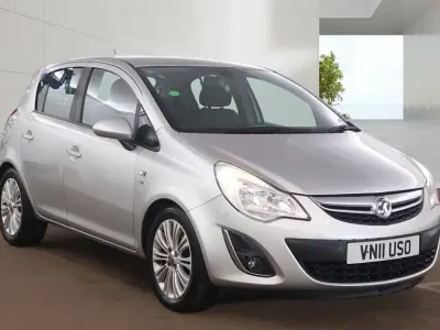 Used Vauxhall Corsa 90 HP (66 kW) 2011 Silver Hatchback