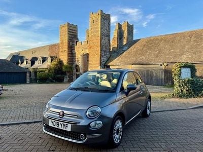 Grey Used 2018 Fiat 500 Lounge Hatchback | £4,895 (Good price)