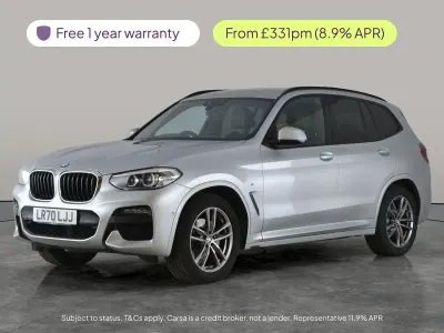 Used BMW X3 M Sport 190 HP (139 kW) 2020 Silver SUV