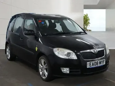 Used Skoda Roomster 105 HP (77 kW) 2008 Black MPV