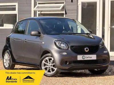 Used Smart ForFour Passion 71 HP (52 kW) 2017 Grey Hatchback
