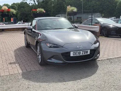 Used Mazda MX5 Inclusive 160 HP (117 kW) 2018 Grey Cabriolet