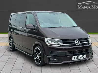 Used VW T6 Highline 201 HP (147 kW) 2017 Mauve/purple Van