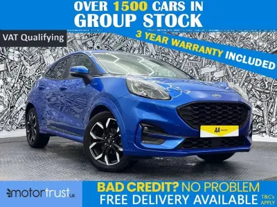 Second-hand Ford Puma ST-Line X 125 CP (91 kW) 2020 Albastru SUV