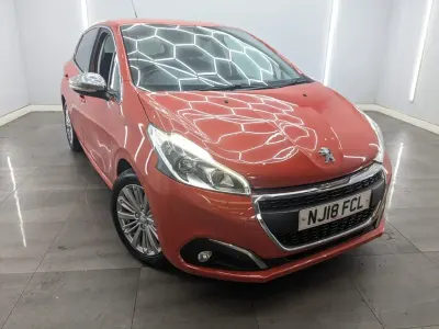 Used Peugeot 208 Allure 2018 Orange Hatchback