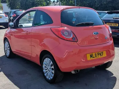 Used Ford Ka Zetec 69 HP (50 kW) 2011 Red Hatchback