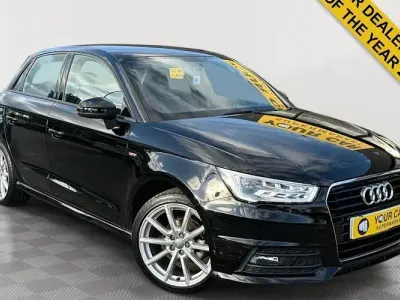 Used Audi A1 Sportback S-Line 95 HP (69 kW) 2018 Black Hatchback