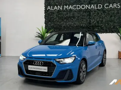 Used Audi A1 Sportback S-Line 116 HP (85 kW) 2019 Blue Hatchback