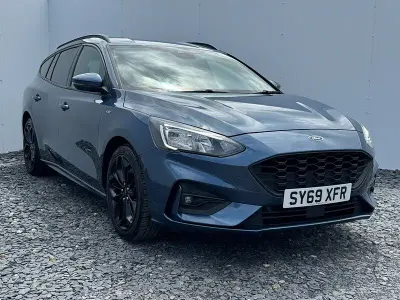 Used Ford Focus ST-Line X 125 HP (91 kW) 2020 Blue Estate