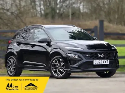 Used Hyundai Kona N Line 120 HP (88 kW) 2022 Black SUV