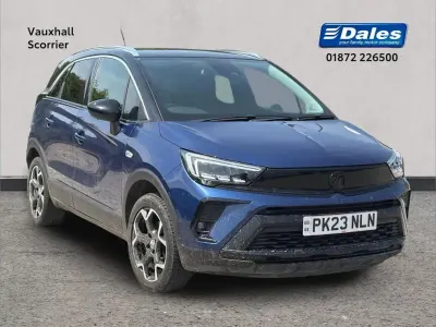 Used Vauxhall Crossland Ultimate 108 HP (79 kW) 2023 Blue SUV