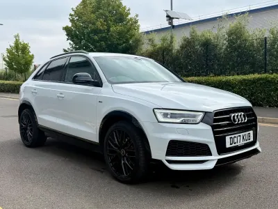 Used Audi Q3 Black Edition 184 HP (135 kW) 2017 White SUV
