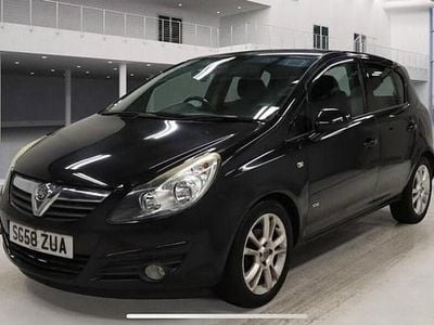 Used Vauxhall Corsa 89 HP (65 kW) 2008 Black Hatchback