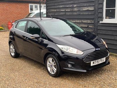 Used Ford Fiesta Zetec 2015 Black Hatchback