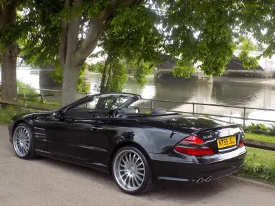 Begagnad Mercedes SL55 AMG AMG 2005 Svart Cab