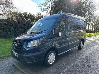Used Ford Transit 130 HP (95 kW) 2020 Blue Van