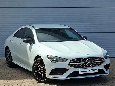 Used Mercedes CLA250e AMG Line Premium 218 HP (160 kW) 2023 White Coupe