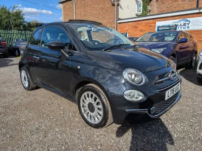 Used Fiat 500C Lounge 69 HP (50 kW) 2018 Black Cabriolet